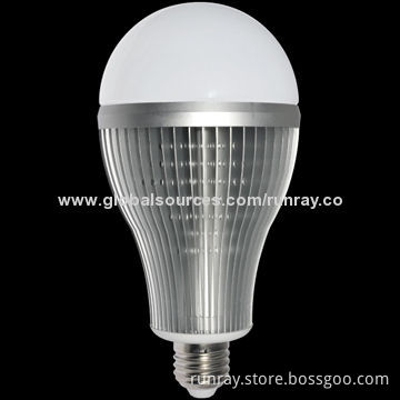 15W E27 LED Bulb/Light, Good Heat-sink, High-purity Aluminum, 85 to 265V AC, CE, >95% PF, >50,000H